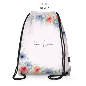 Drawstring Bag Floral FRL207