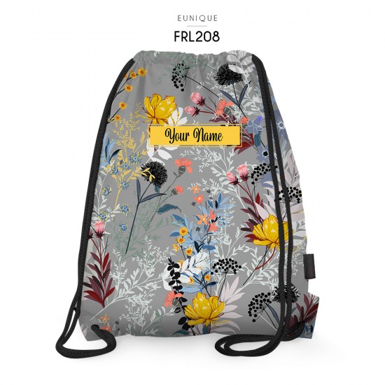 Drawstring Bag Floral FRL208