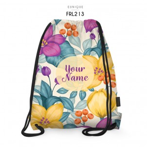 Drawstring Bag Floral FRL213
