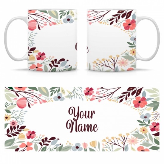 Ceramic Mug Floral FRL001 Ceramic Mug Floral FRL001