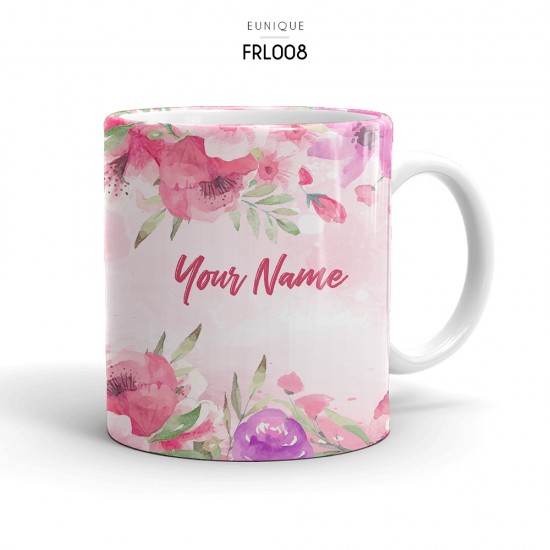 Ceramic Mug Floral FRL008 Ceramic Mug Floral FRL008