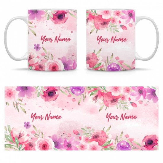 Ceramic Mug Floral FRL008 Ceramic Mug Floral FRL008