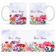 Ceramic Mug Floral FRL009 Ceramic Mug Floral FRL009