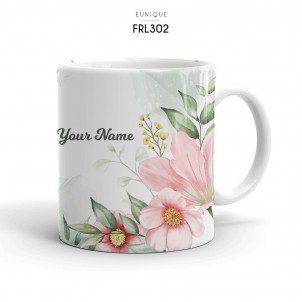 Ceramic Mug Floral FRL302