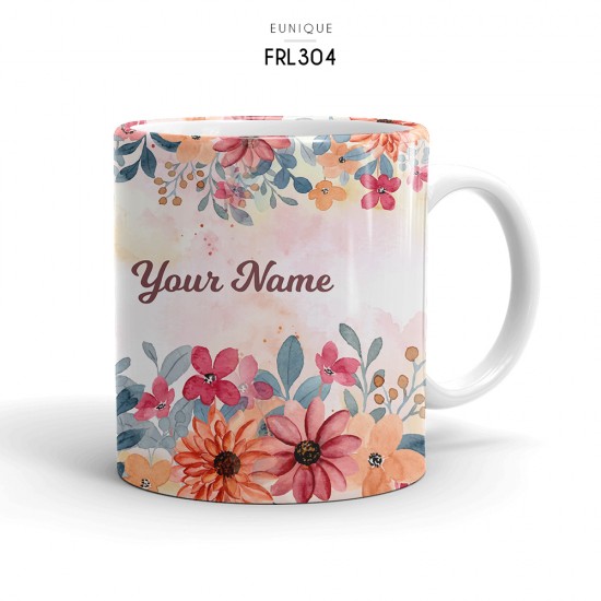 Ceramic Mug Floral FRL304 Ceramic Mug Floral FRL304