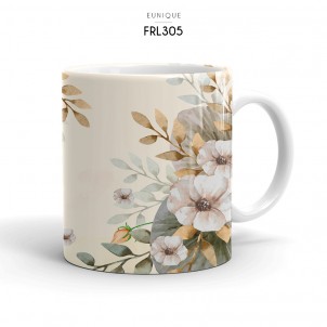 Ceramic Mug Floral FRL305