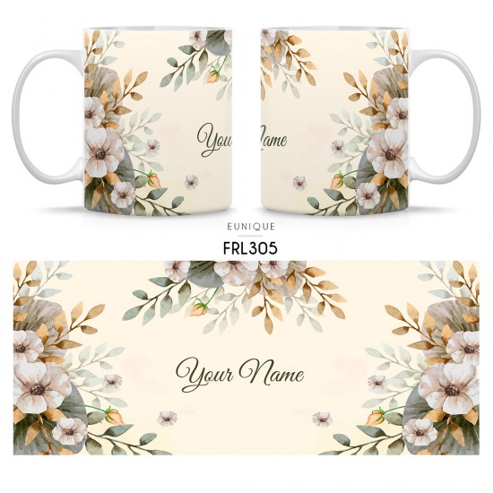 Ceramic Mug Floral FRL305 Ceramic Mug Floral FRL305