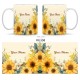 Ceramic Mug Floral FRL308
