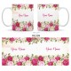 Ceramic Mug Floral FRL309 Ceramic Mug Floral FRL309
