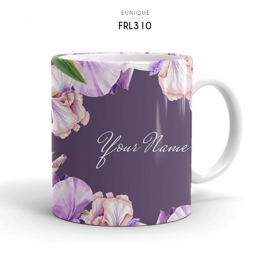 Ceramic Mug Floral FRL310