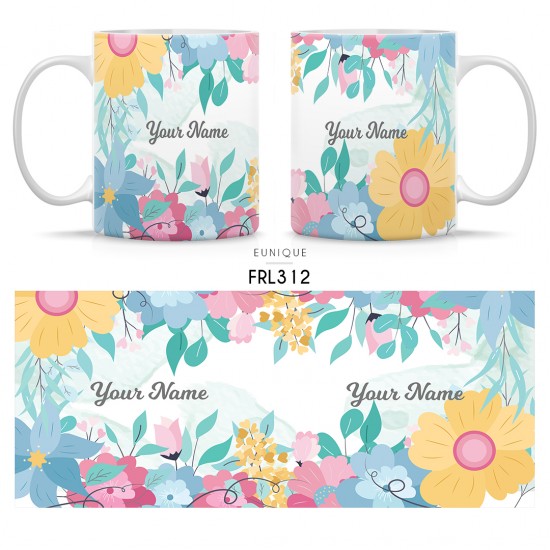Ceramic Mug Floral FRL312 Ceramic Mug Floral FRL312