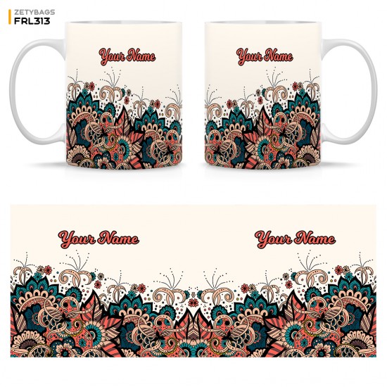 Ceramic Mug Floral FRL313 Ceramic Mug Floral FRL313