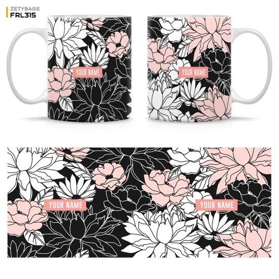 Ceramic Mug Floral FRL315 Ceramic Mug Floral FRL315