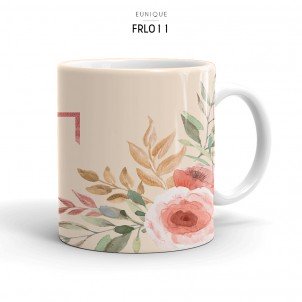 Ceramic Mug Floral FRL011