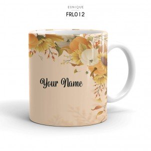 Ceramic Mug Floral FRL012