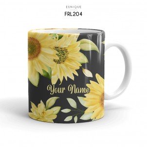 Ceramic Mug Floral FRL204