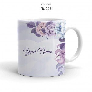 Ceramic Mug Floral FRL205
