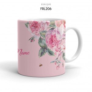 Ceramic Mug Floral FRL206