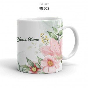 Ceramic Mug Floral FRL302
