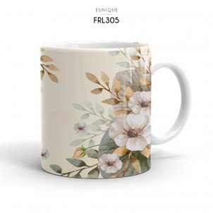 Ceramic Mug Floral FRL305