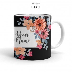 Ceramic Mug Floral FRL311
