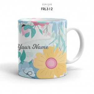 Ceramic Mug Floral FRL312