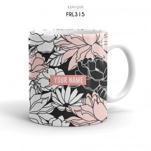 Ceramic Mug Floral FRL315