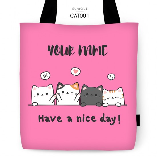Tote Bag Cat CAT001 Tote Bag Cat CAT001