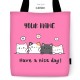Tote Bag Cat CAT001 Tote Bag Cat CAT001