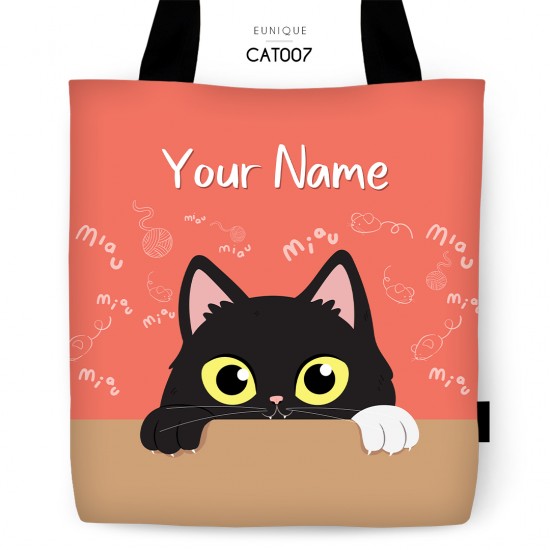 Tote Bag Cat CAT007 Tote Bag Cat CAT007